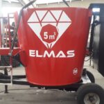 ELMAS 5 m³ kepçeli yem karma